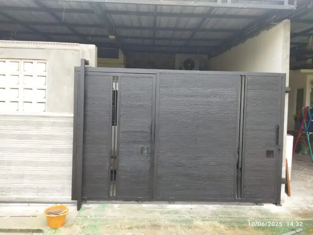 Pagar woodplank lipat terbaru