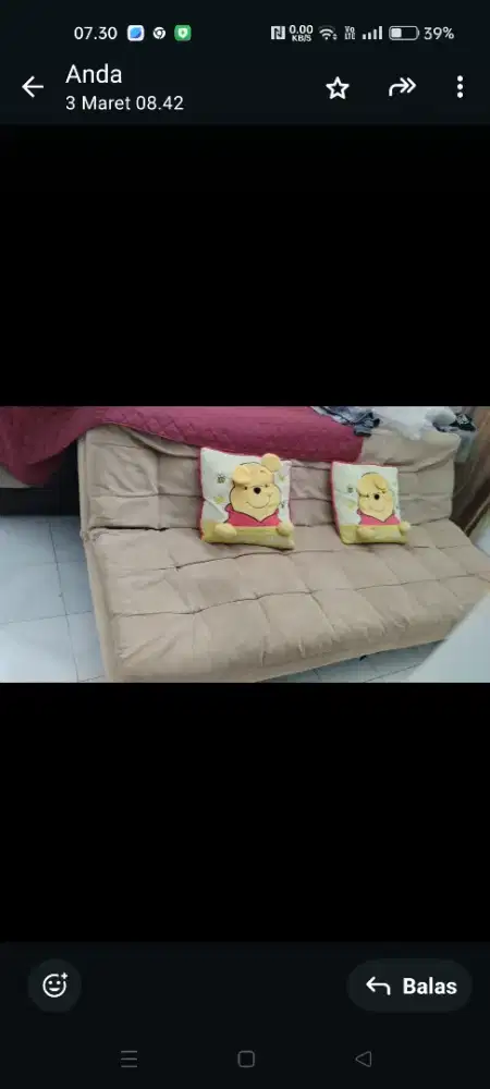 Kursi sofa 2 fungsi