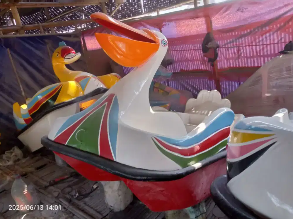 perahu bebek,sepeda air bebek,bebek gowes