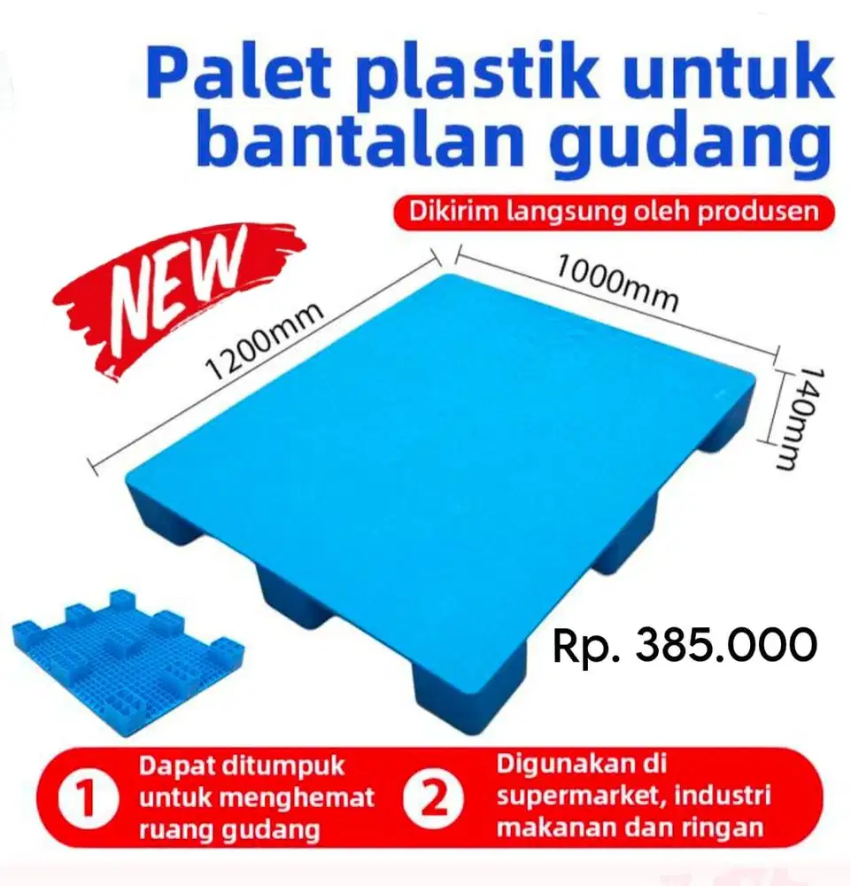 Pallet Plastik Baru palet plastik