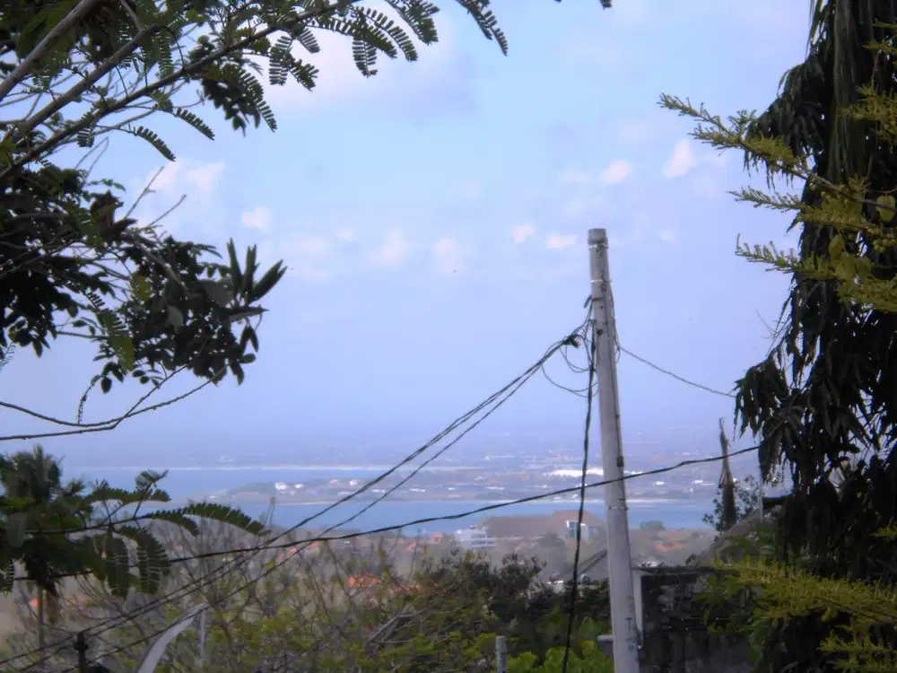 Tanah 1,32 Are View Laut dan Bandara Lingkungan Villa Dekat GWK
