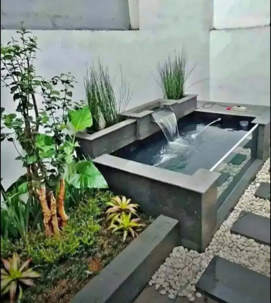 Kolam koi minimalis1/Tukang kolam