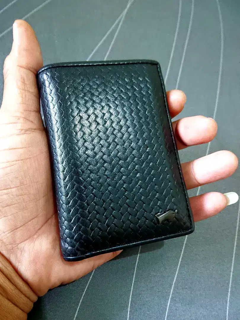 Dompet / card holder kulit merk Braun Buffel Original