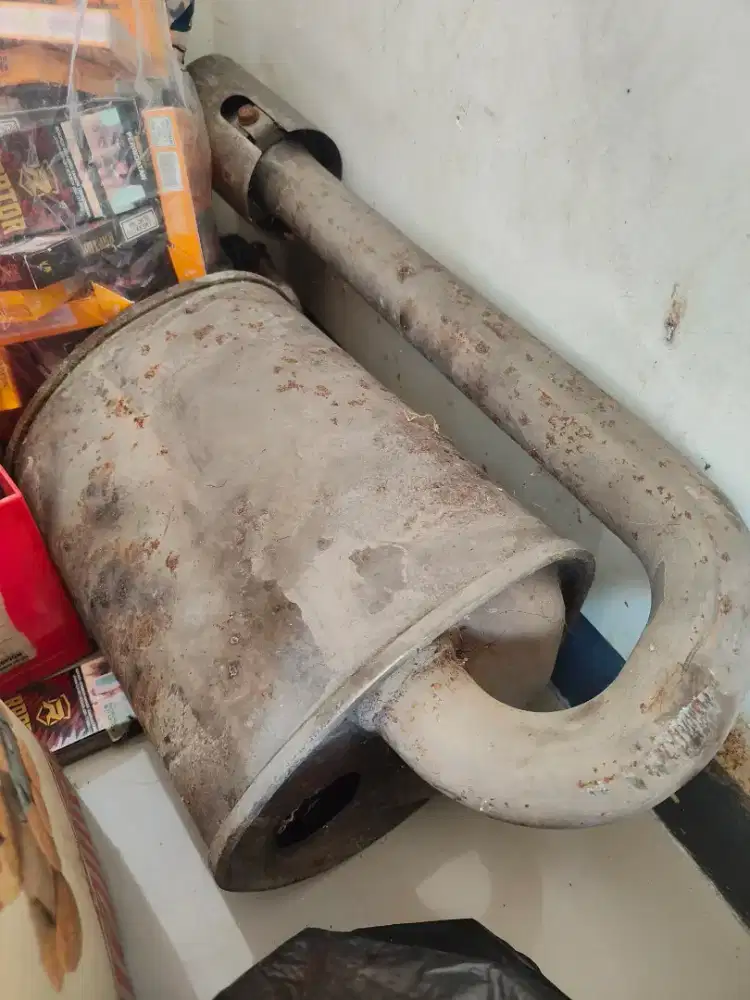 Knalpot original bekas honda jazz RS GE8