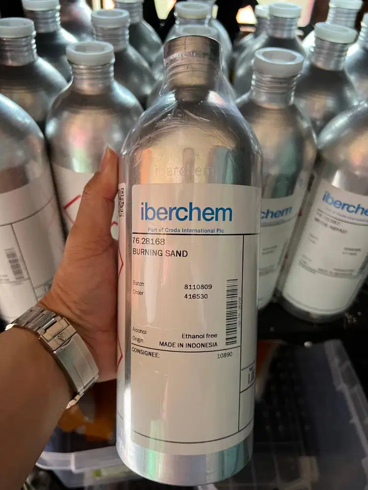 Botol kaleng kosong parfum original sekali pakai mulus khusus koleksi