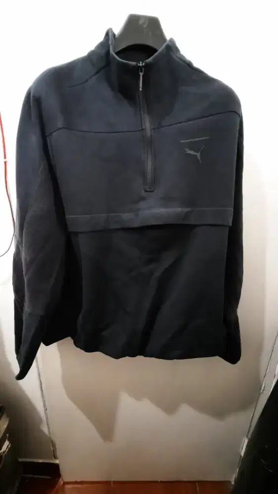 Ori jaket puma xl jaket puma hitam jaket hitam xl hoodie puma jaket xl