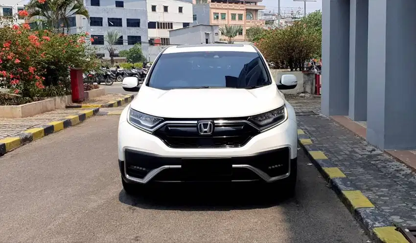 Honda CRV CR-V Turbo Prestige 1.5L Sensing Putih 2021 KM 44rb Record