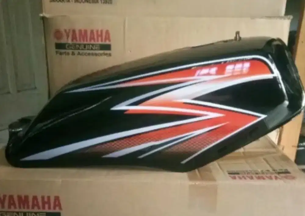 tangki assy Rxking 2003 original baru, striping tempelan pabrik