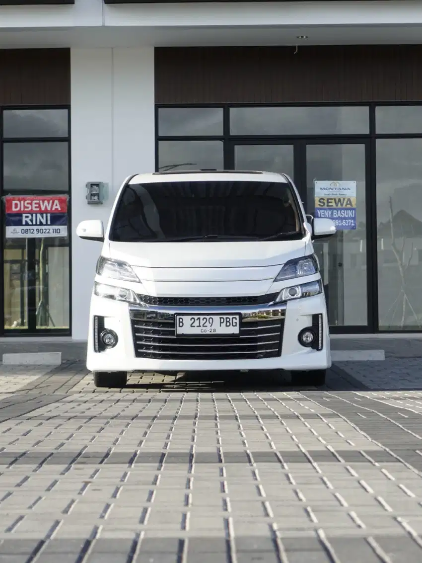 Toyota VELLFIRE 2.4 GS G Sport Automatic Premium Sound CBU Putih 2013