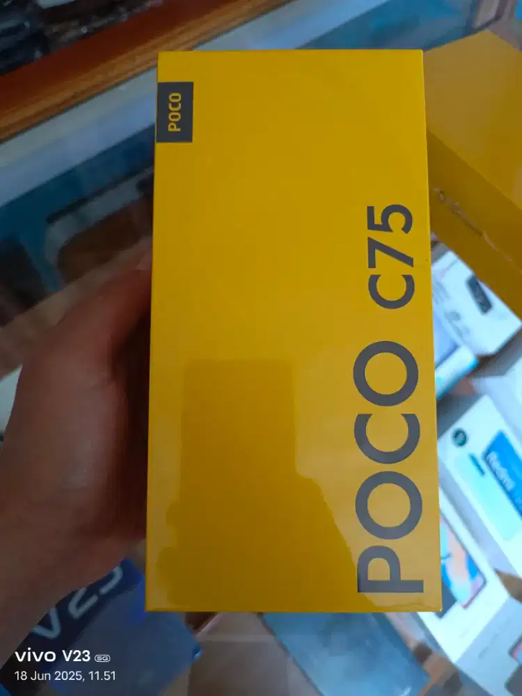 POCO C75 6/128 GARANSI RESMI BARU
