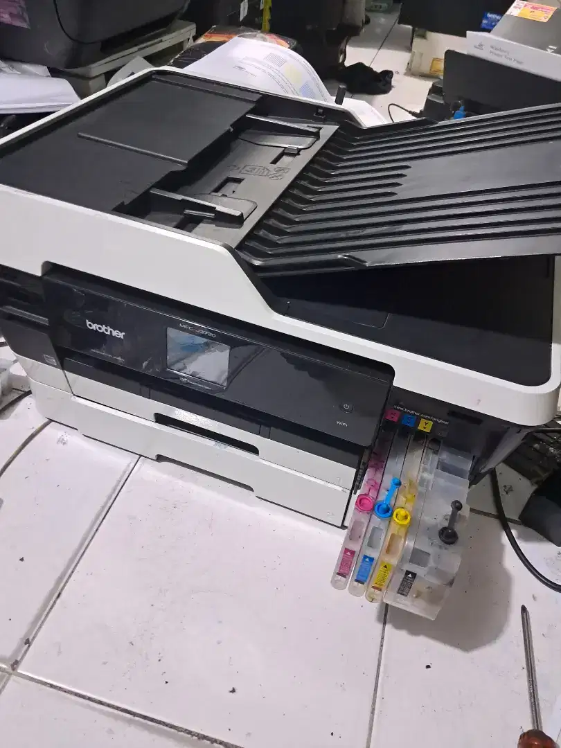 Printer broter print a3 scan a3 photo copy a3. Dcp 3720