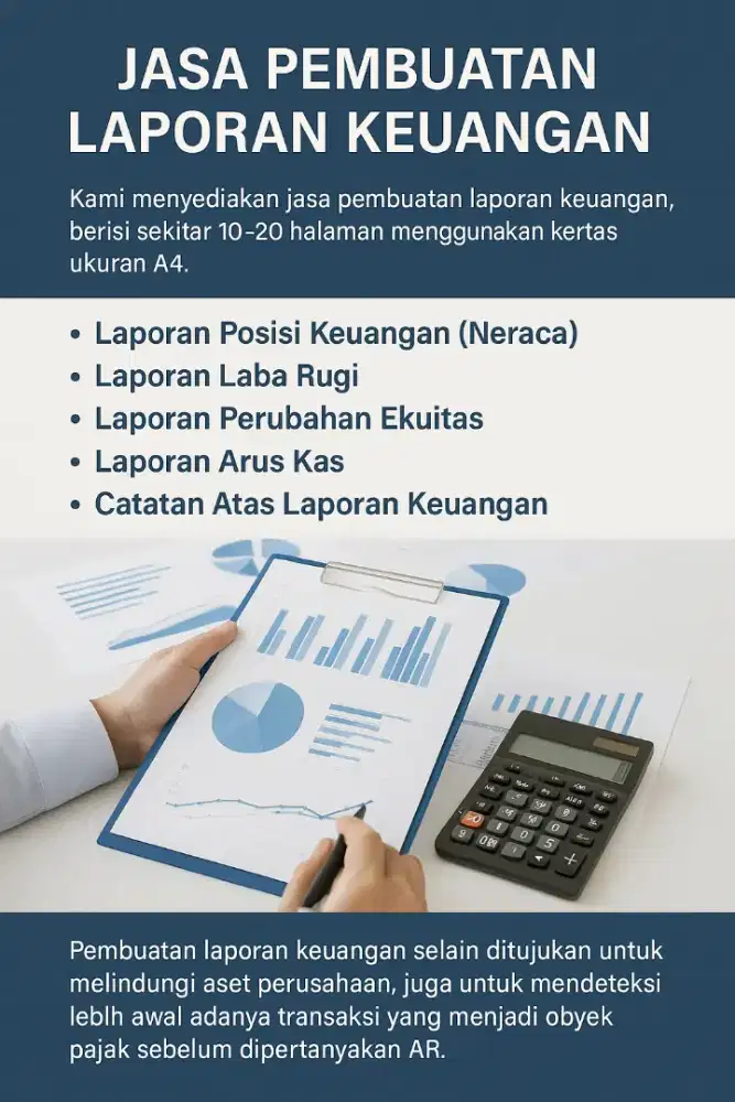 Jasa Pembuatan Laporan Keuangan dan Pajak