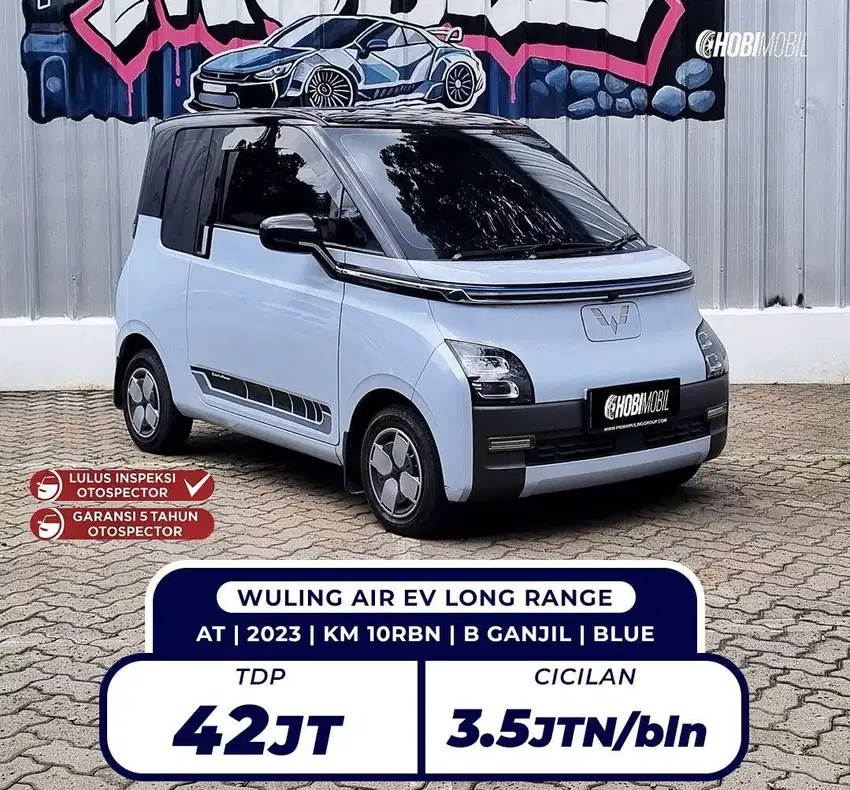 [ FREE WALL CHARGER ] KM 10RB WULING AIR EVE LONG RANGE MATIC 2023 HBM