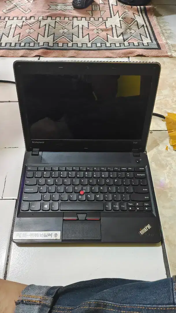Notebook Thinkpad E120 Core i3 Ram 16Gb SSD 128Gb Layar 11,6Inch