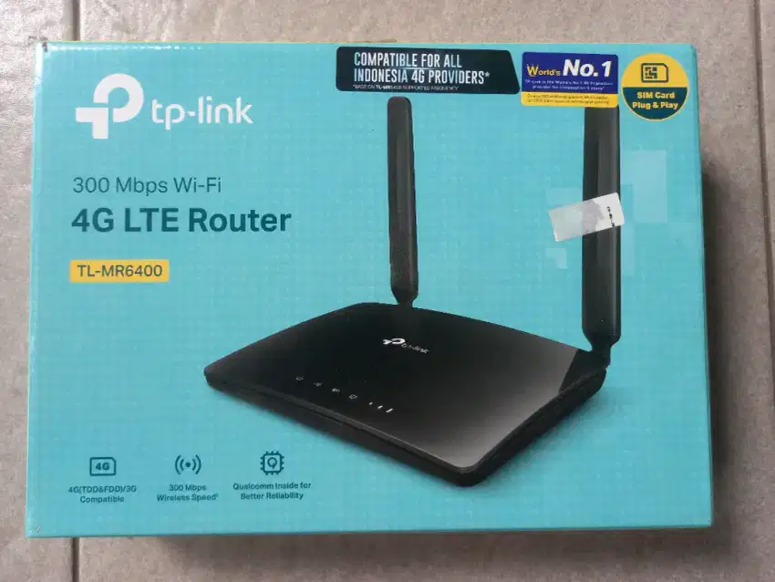 Router TP Link TL-MR6400 dan usb wireless LAN