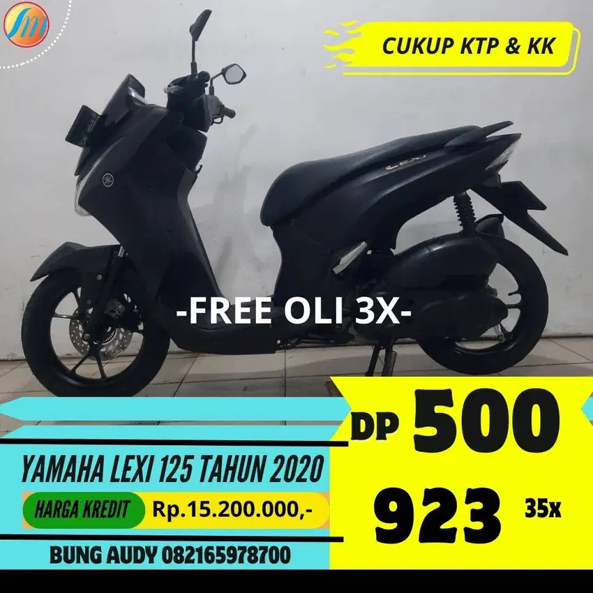 YAMAHA LEXI 125 TAHUN 2020 BERGARANSI, MESIN HALUS, BODI MULUS