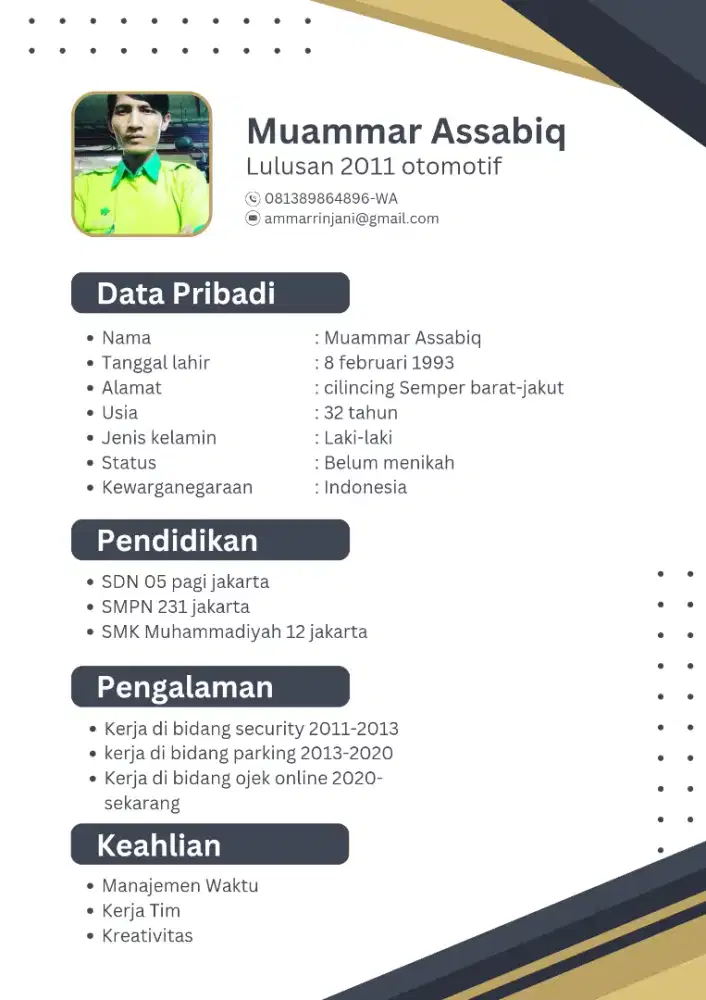 Cari pekerjaan apa saja