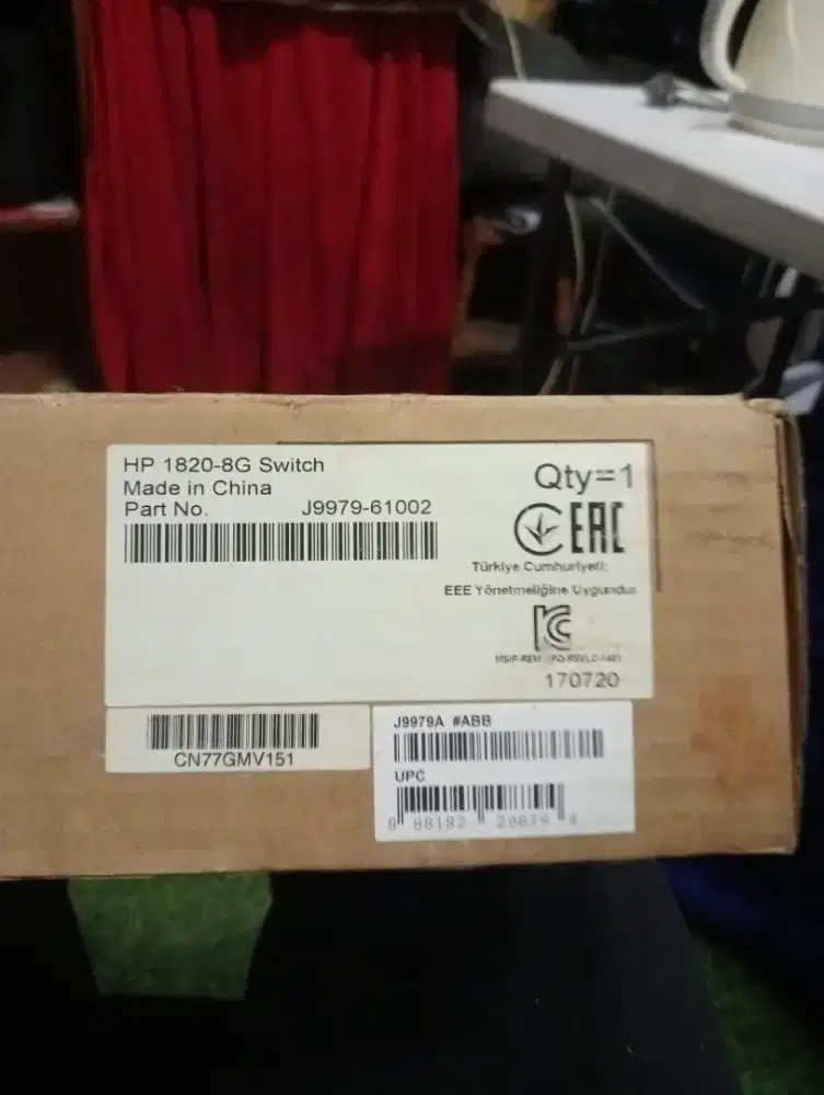 Hp1820-8G switch
