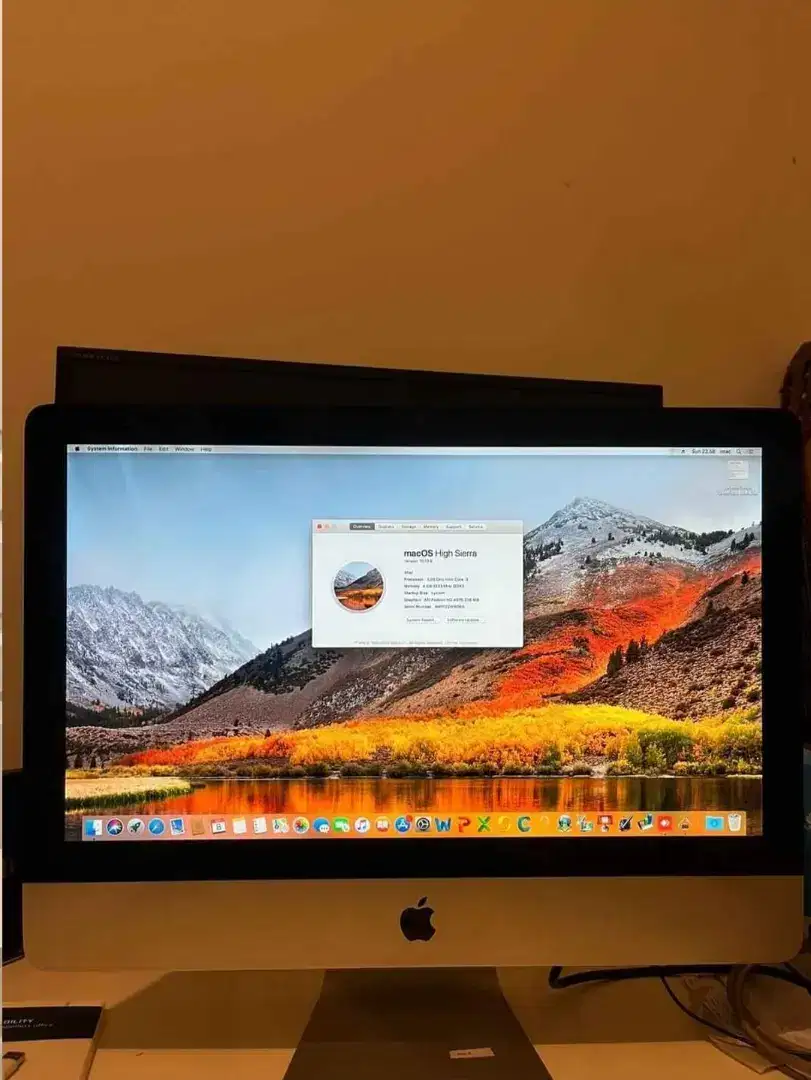 iMac 21.5 mid 2010
Mac OS high Sierra
Ram 4gb/512gb