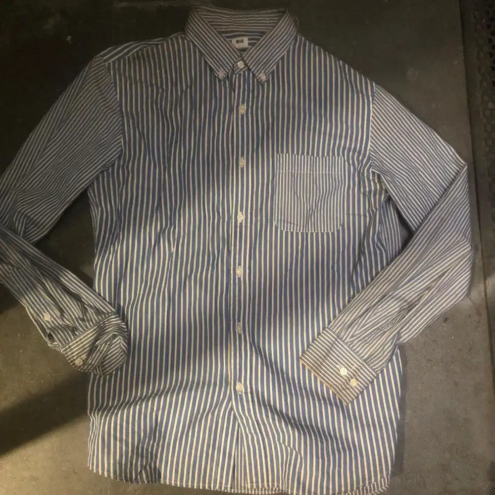 Kemeja salur oxford UNIQLO