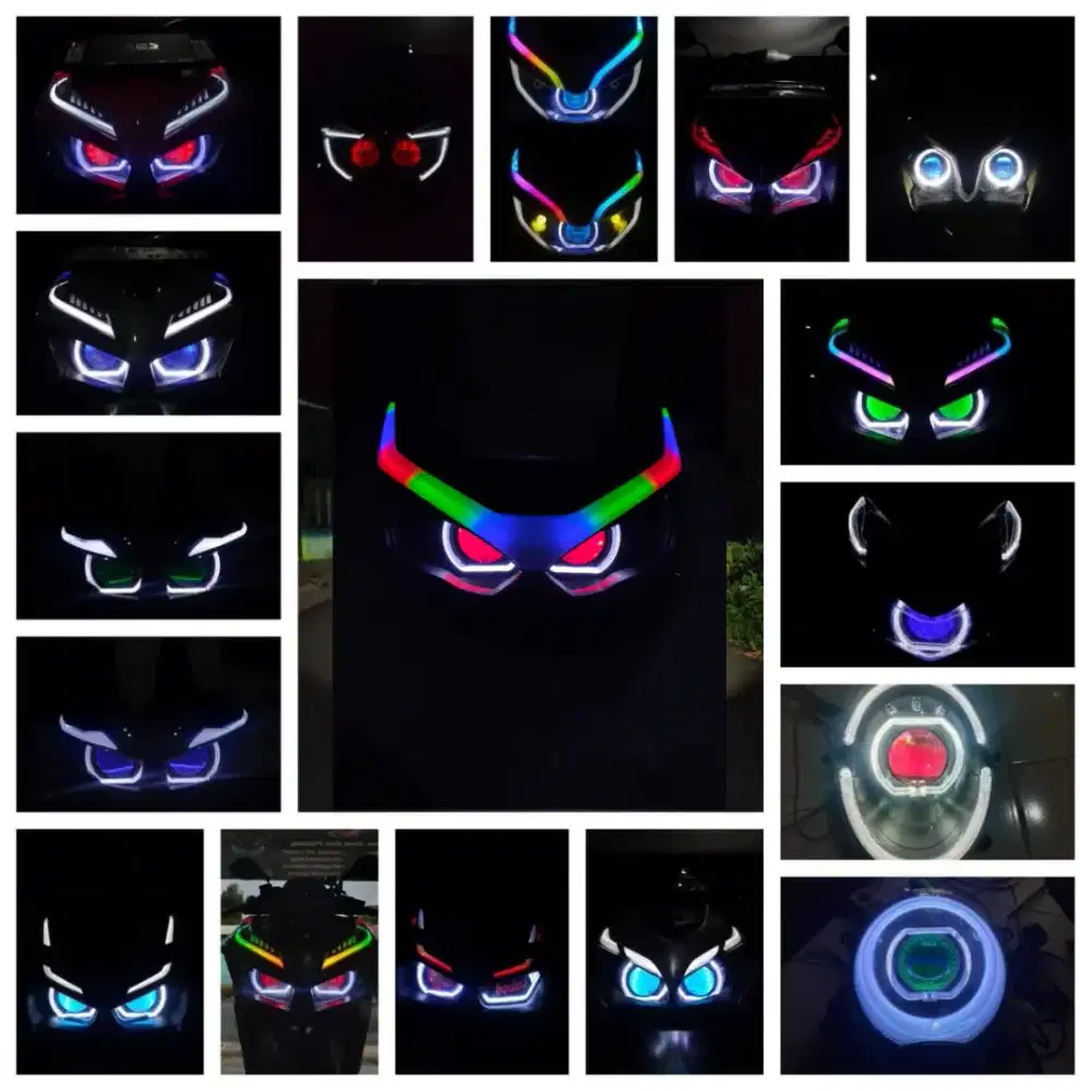 Jasa & Pasang lampu variasi motor