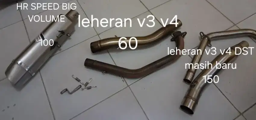 JUAL HEADER DAN KNALPOT R15V3 V4