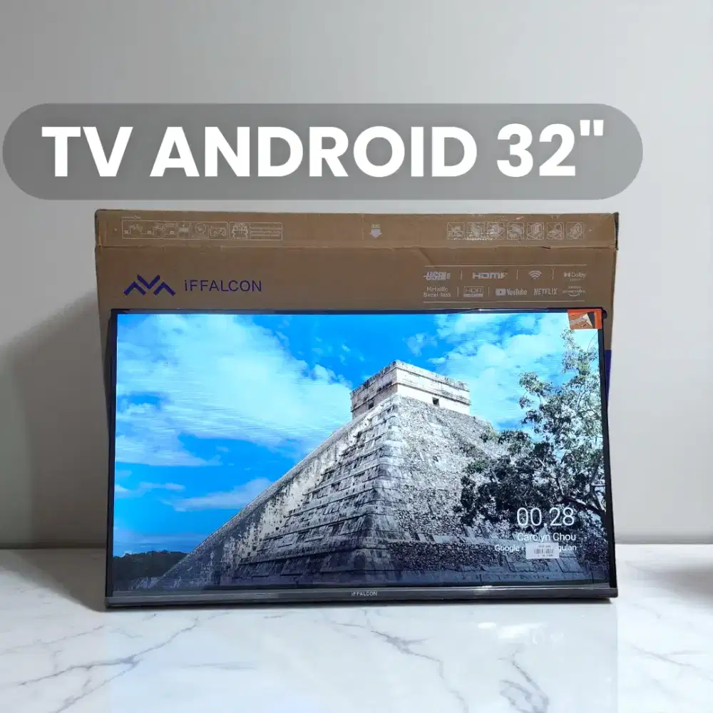 TV Android 32inch iFFALCON dari tcl - masih Baru