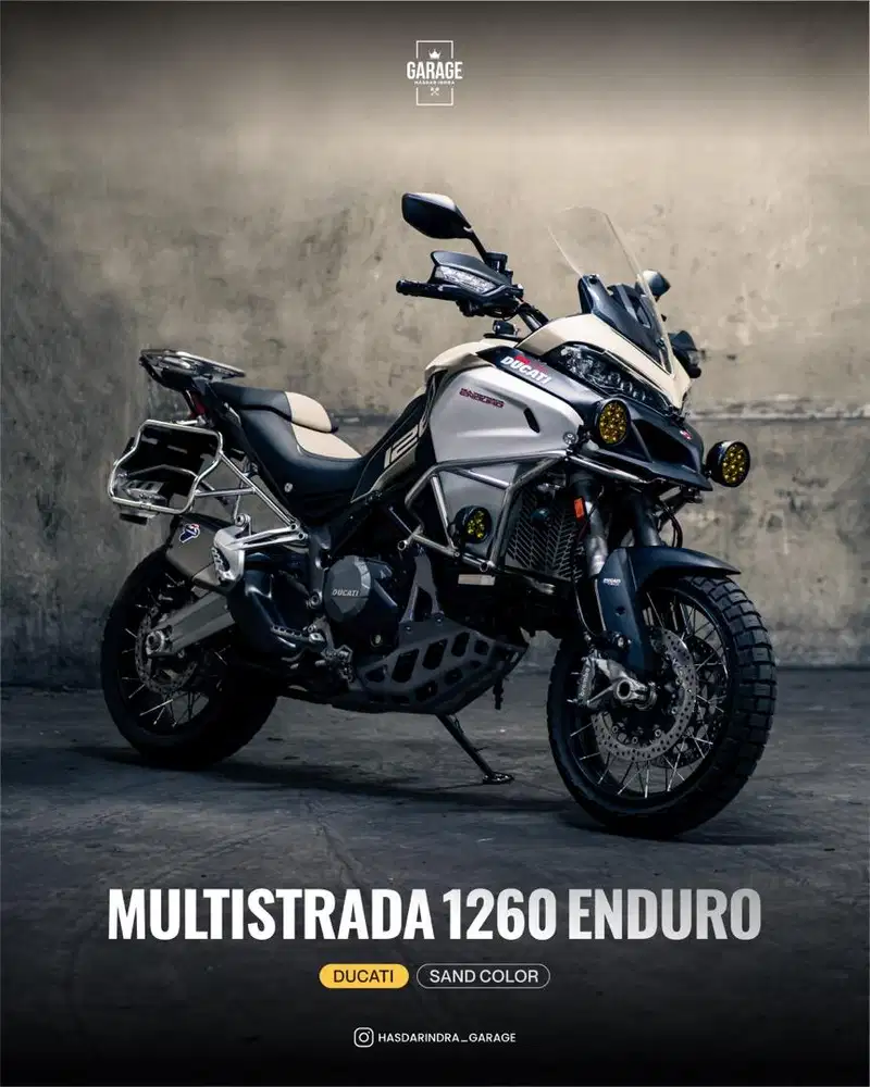 Ducati Multistrada 1260 enduro grey 2020 hedon bs TT