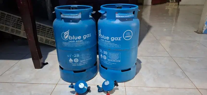 2 Tabung BlueGaz & Regulator