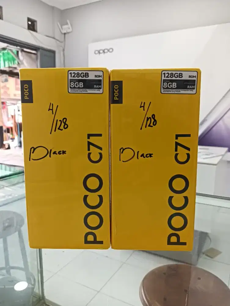 POCO C71 4+4/128 BARUU GARANSI RESMI SEGEL