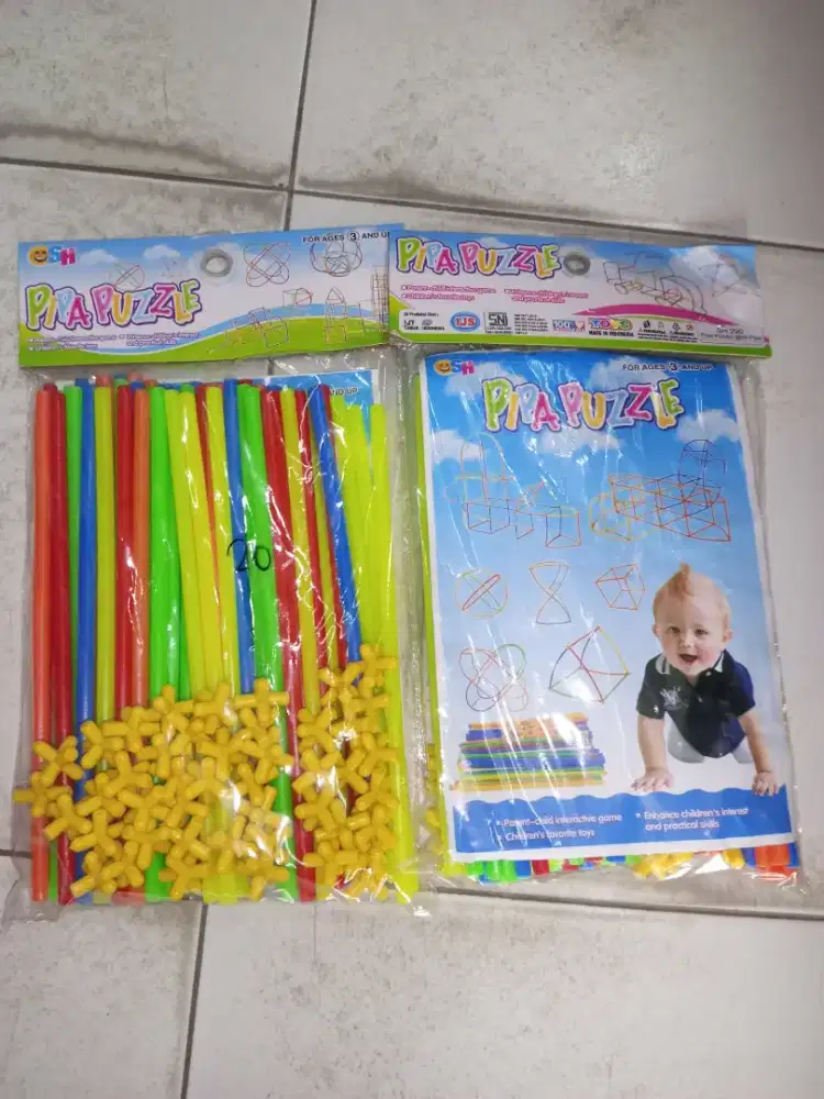Mainan Anak Pipa Puzzle