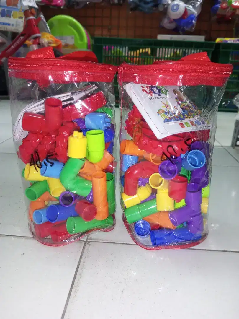 Mainan Anak Pipa Block Tas