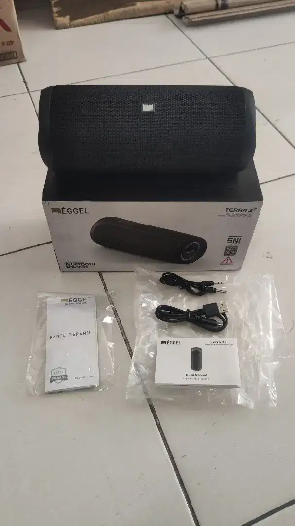 Speaker bluetooth Eggel terra 3+ atau 3 plus like new