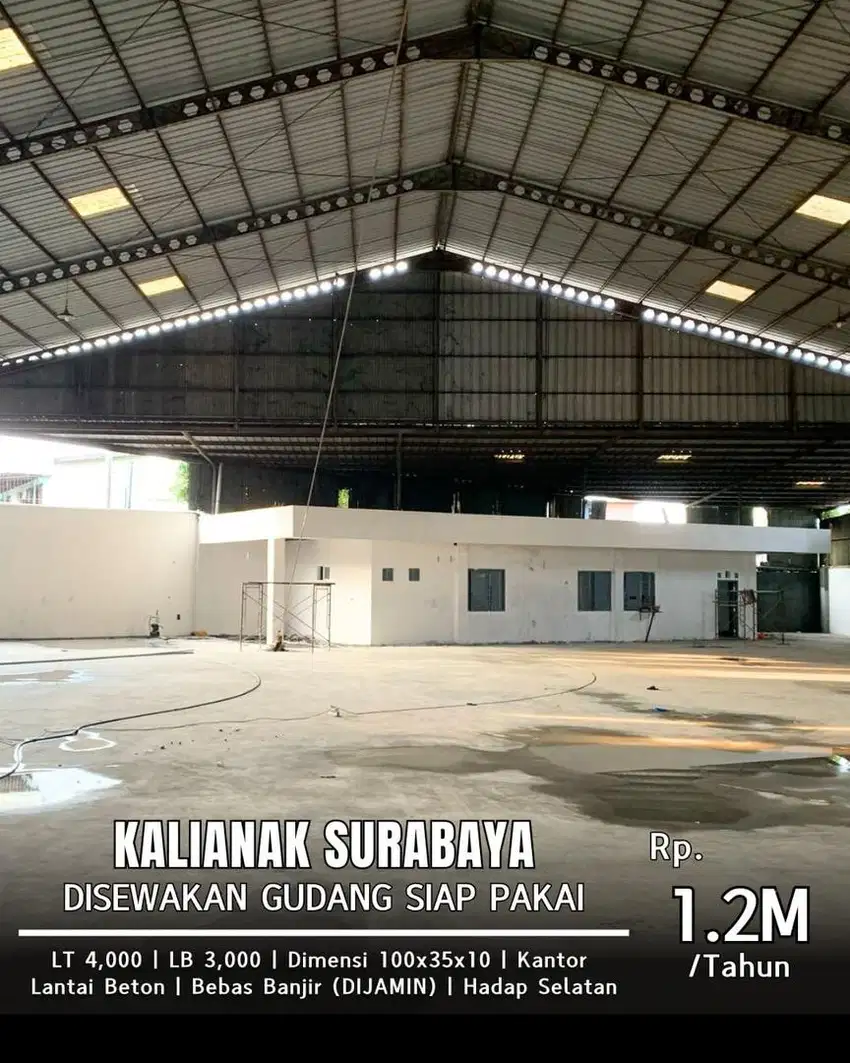 TERMURAH! DIJUAL GUDANG NEW GRESS WONOAYU SIDOARJO! LOKASI STRATEGIS!