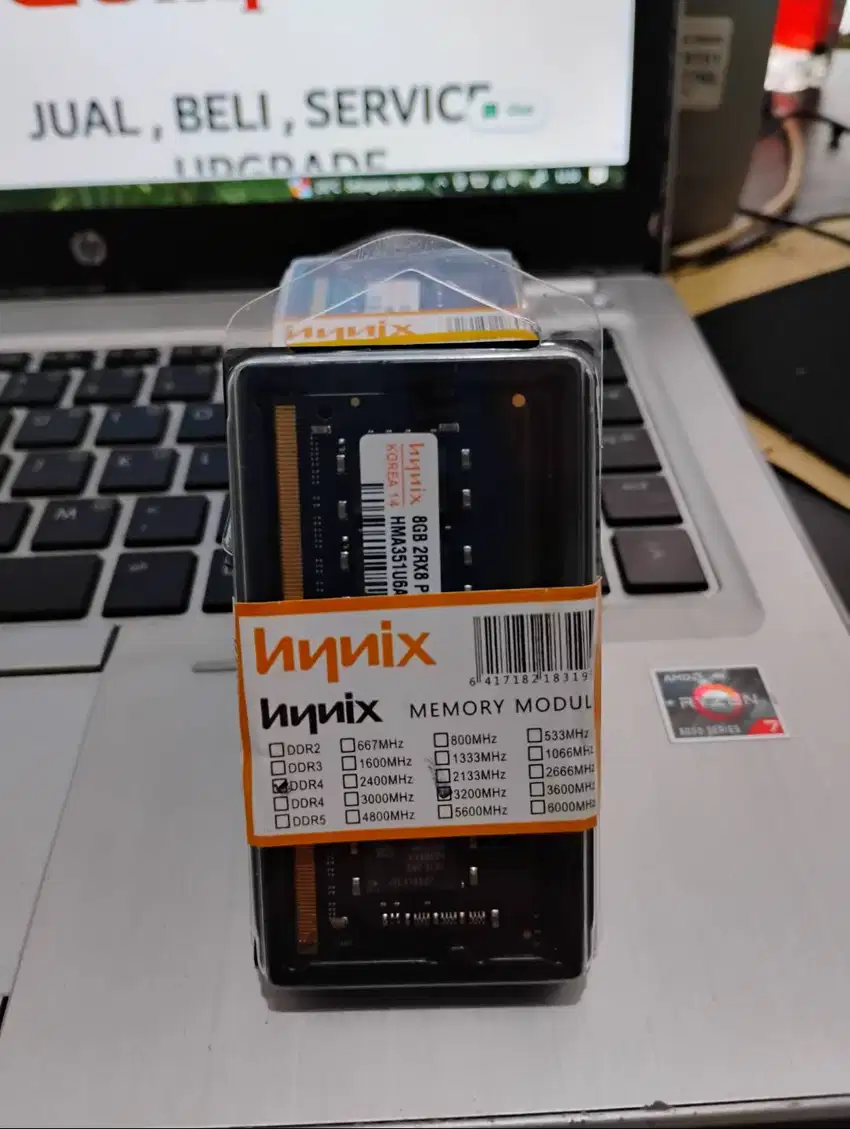 MEMORY SODIM HYNIX DDR4 8GB 3200Mhz MEMORI