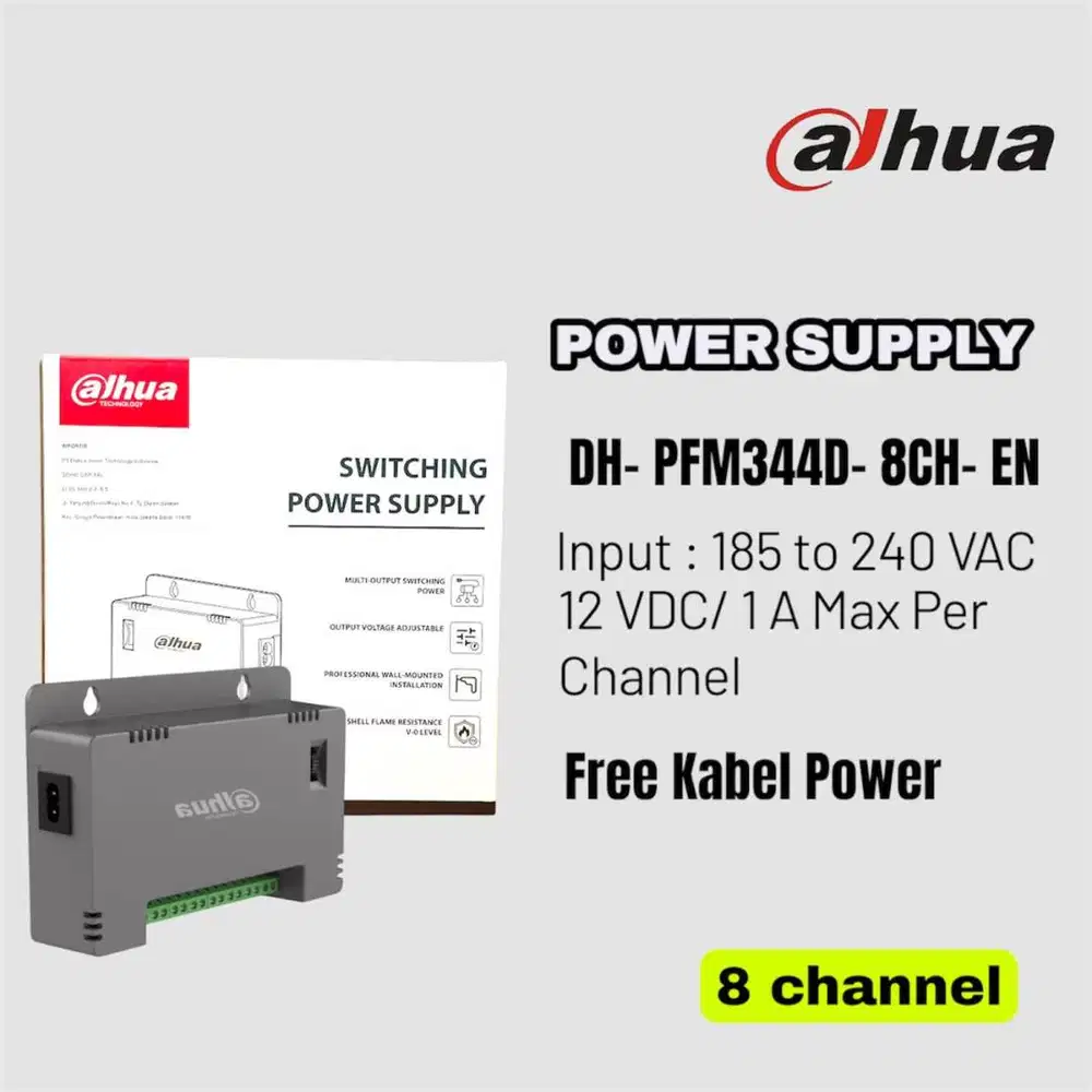 Power Supply Dahua DH-PFM344D-8CH-EN 8 Channel