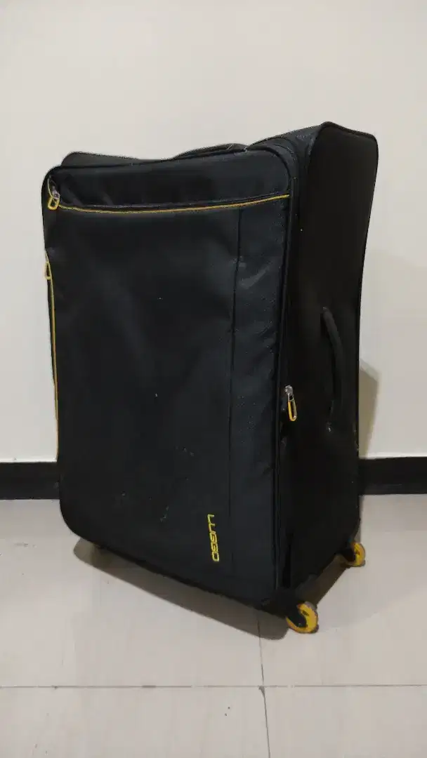 2 Item Koper Luggo AIR 6461 27 Inch Navy and Black