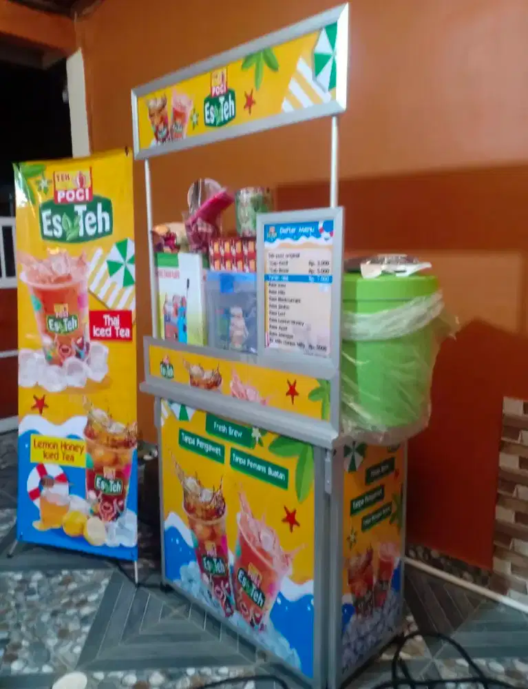 PAKET USAHA ES TEH POCI KOMPLIT