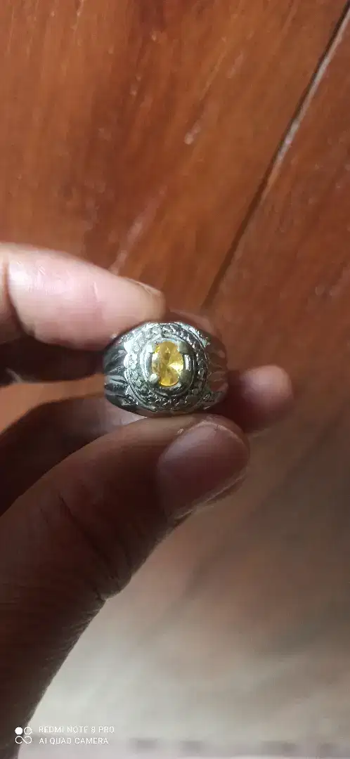 Cincin yellow safir ring 8