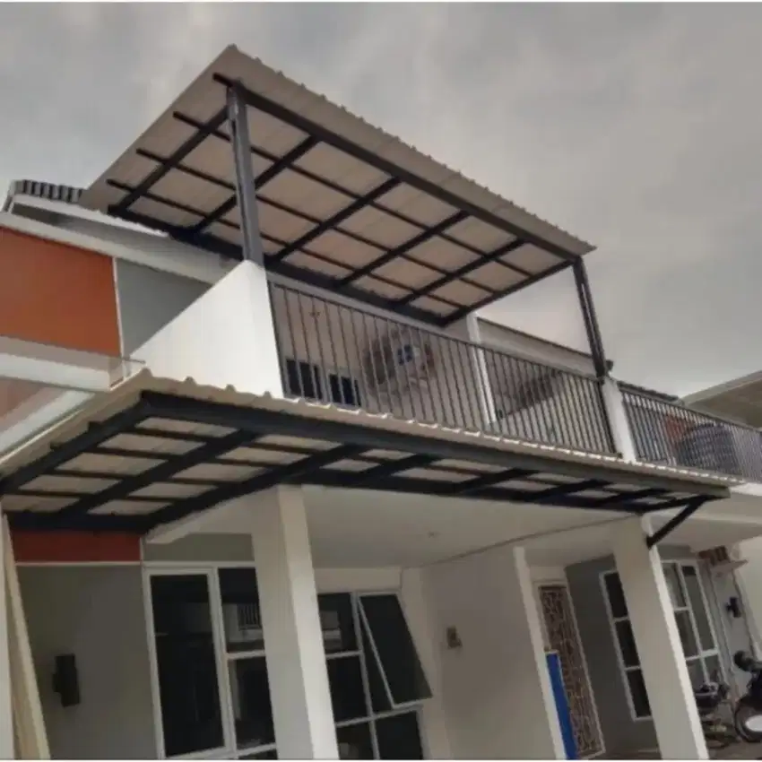 Kanopi baja ringan siap pasang atap alderon dll