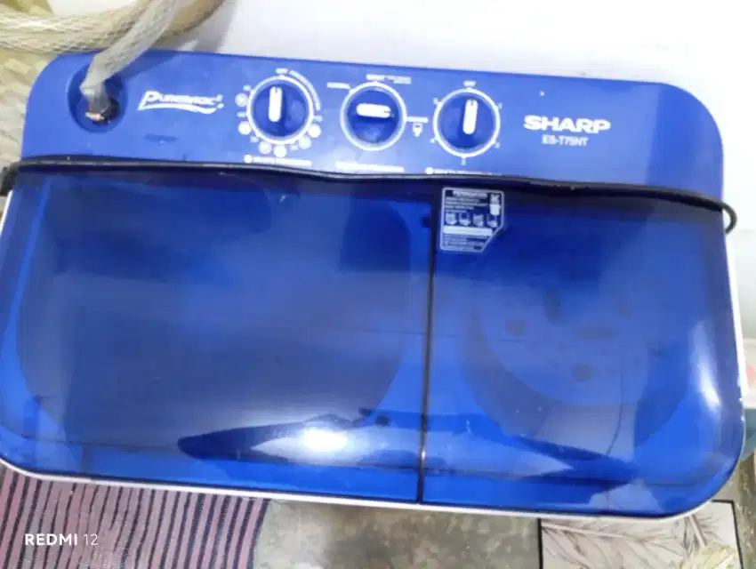 Mesin cuci sharp 2 tabung