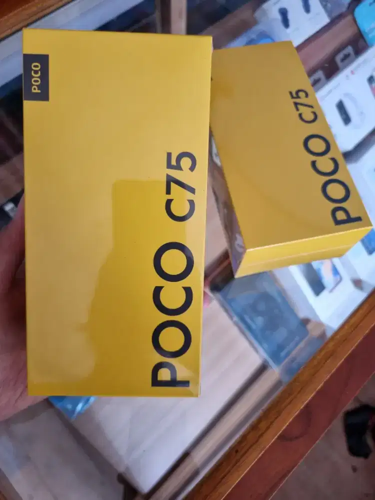 POCO C75 6/128 GARANSI RESMI BARU (BUKAN SECOND)