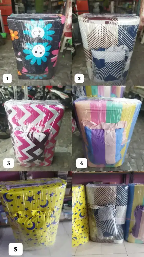 kasur busa set bantal