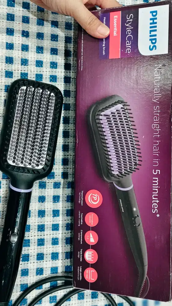 Sisir pelurus rambut alami merk philis ORI