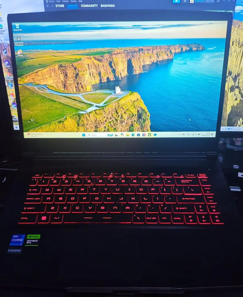 Laptop gaming Msi GF63 THIN 12UC I7-12650H RTX 3050 RAM 32GB