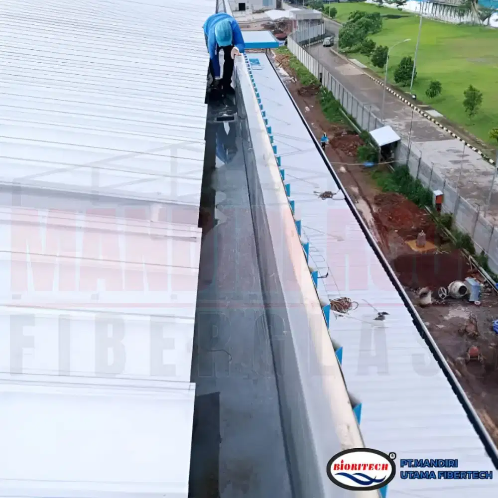 Talang Air Fibreglass - Gutter Air Fiberglass - Tlang FRP