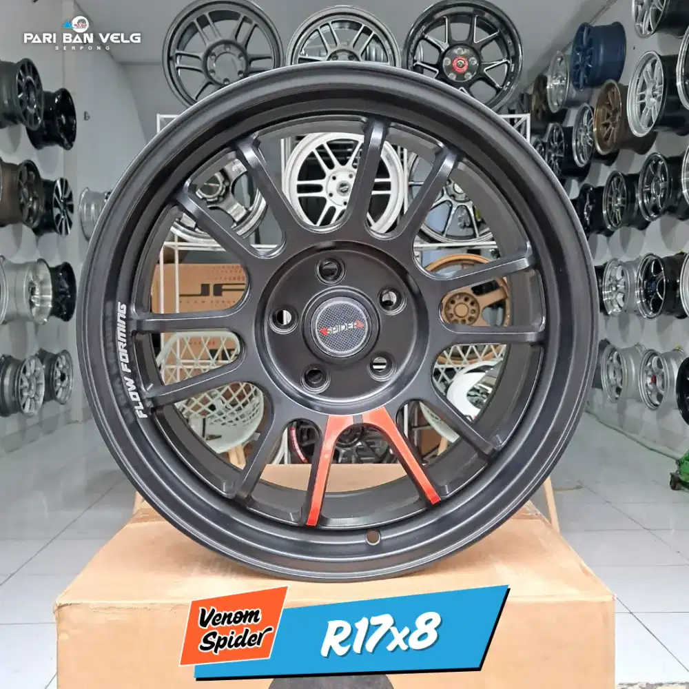 Lenso ️️️️️️️️️️Venom Spider Ring 17 lebar 8 pcd. 5x114.3 et.35