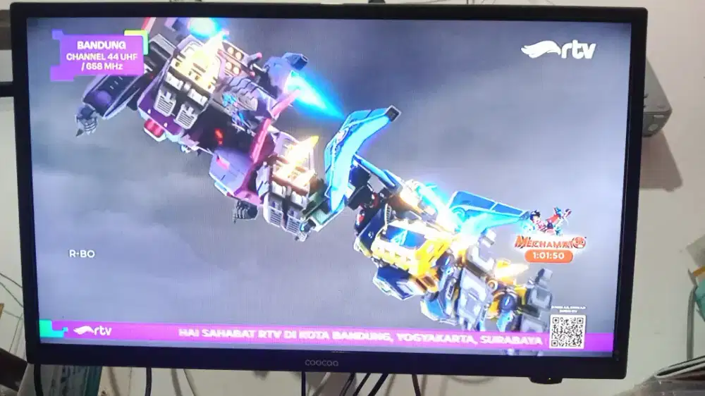 TV Led merek Coocaa, 24 inch, masih ada kardusnya