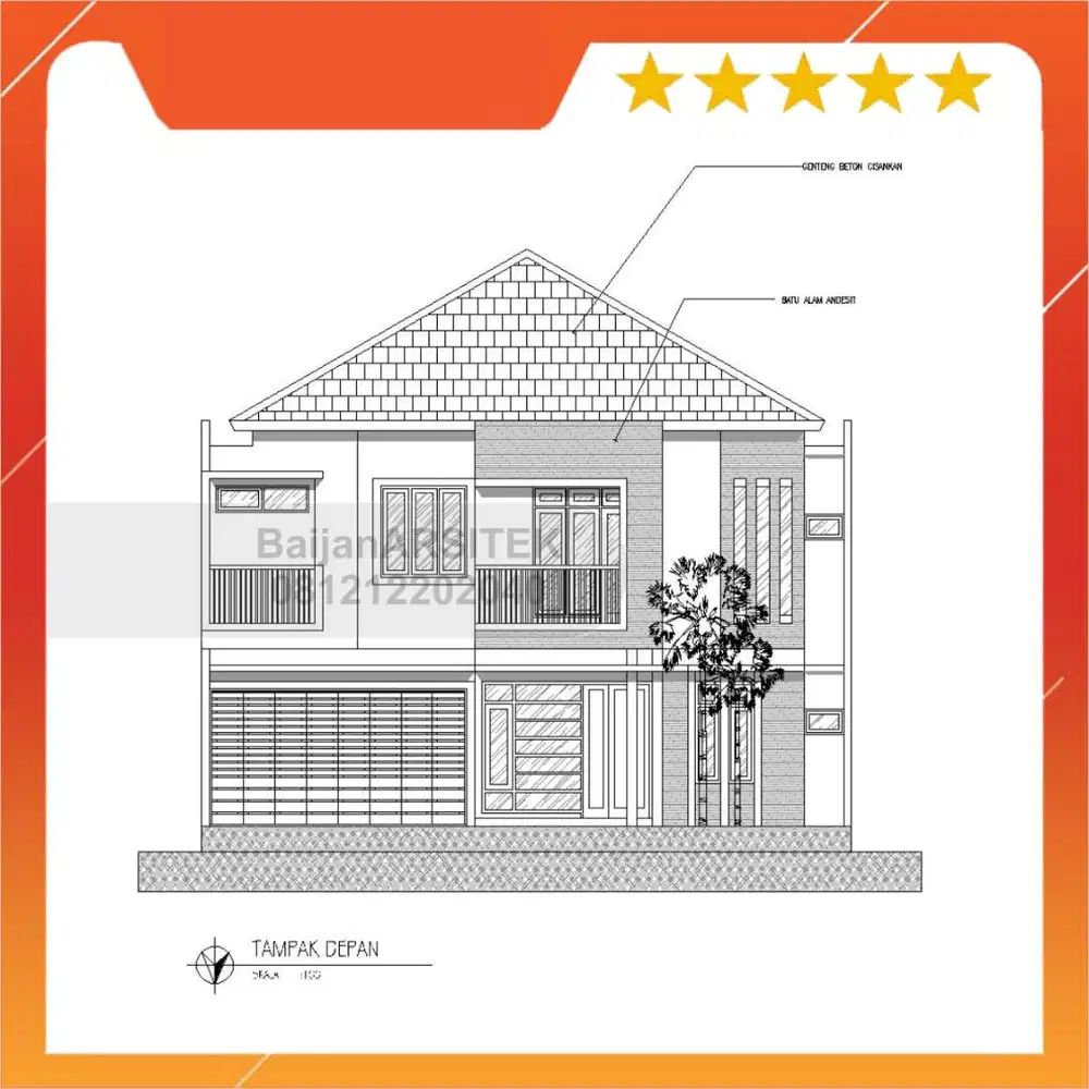 JASA DESAIN, GAMBAR ARSITEK, kontaktor bangunan dan renovasi Rumah