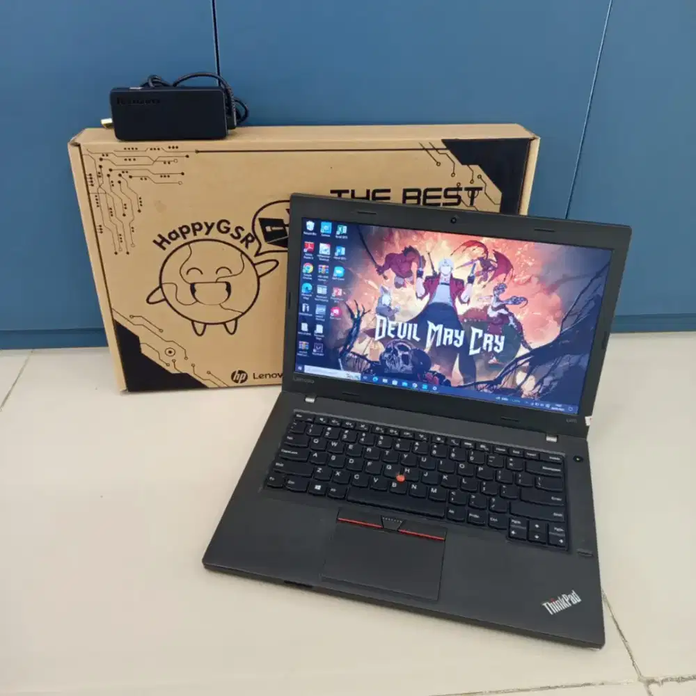 (L22) Laptol DUAL VGA GAMING EDITING DESAIN THINKPAD i7SSD SIAP PAKAI